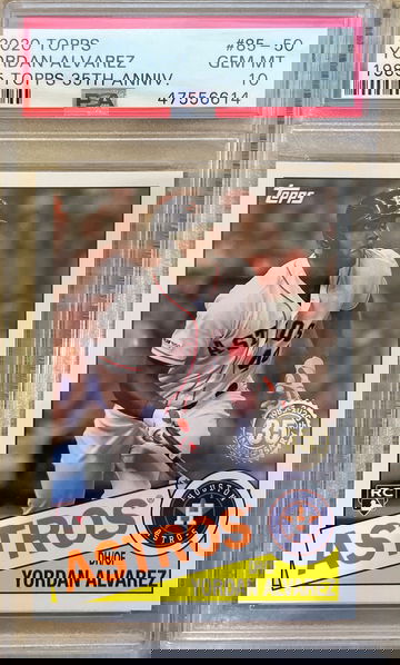 2020 Topps 85-50 Yordan Alvarez PSA 10