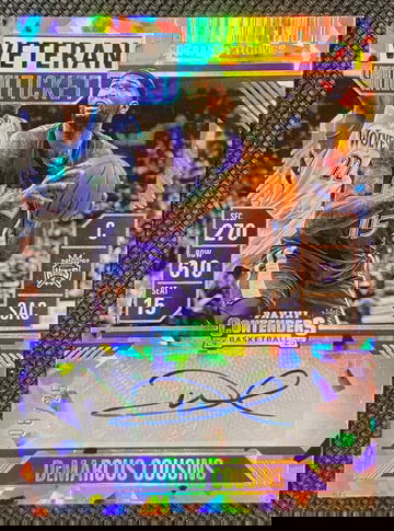 2024-25 Panini Silhouette - DeMarcus Cousins Contenders Cracked Ice SSP Auto /25