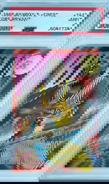 1996 Skybox Z-Force #142 KOBE BRYANT PSA 9