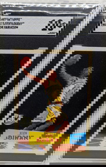 2007 Topps Kevin Durant #112 SGC 10 1957 Variation