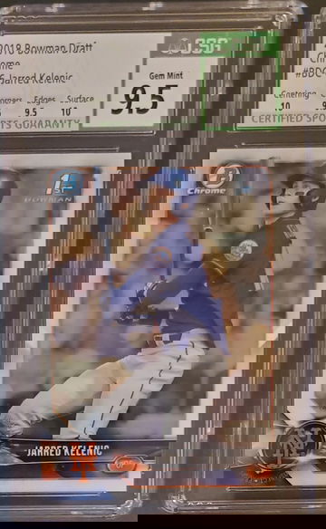 2018 Bowman Draft Chrome Jarred Kelenic 1st Bowman CSG 9.5 Gem Mint