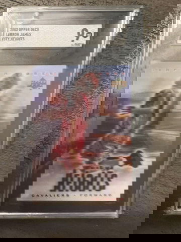 2003 UD Lebron James City Heights SGC 9
