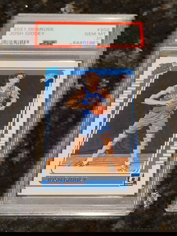 2021 Donruss Josh Giddey Rated Rookie PSA 10 GEM 💎 #202