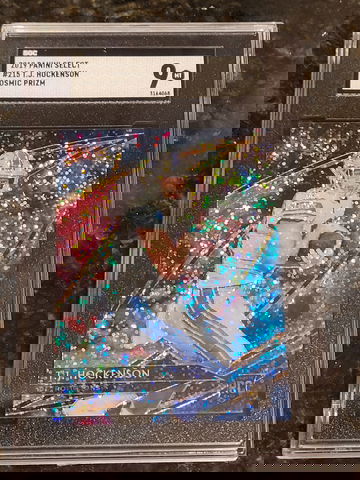 2019 TJ Hockenson Select Field Level COSMIC PRIZM (SGC 9)