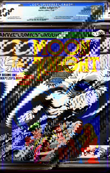 Marvel MOON KNIGHT #1 🔥 1st appearance of Raoul Bushman 🔥 CGC 9.8 WHITE Pages