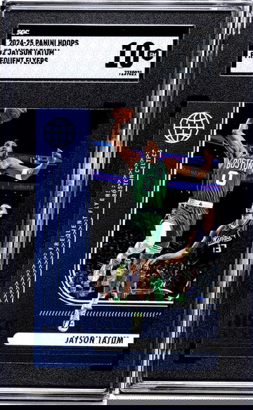 2024-25 Panini Hoops Frequent Flyers Jayson Tatum #2 SGC 10