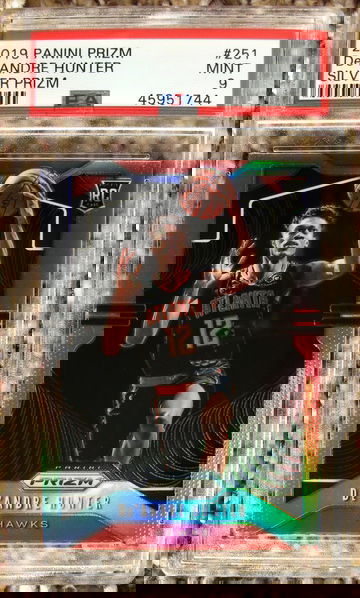 De'Andre Hunter 2019 Prizm #251 Silver Prizm PSA 9 Deandre Hunter