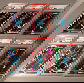 2018 Devonte Graham Prizm PSA 10 Lot (6) 2 Pink, 2 Green , 2 Red White Blue 