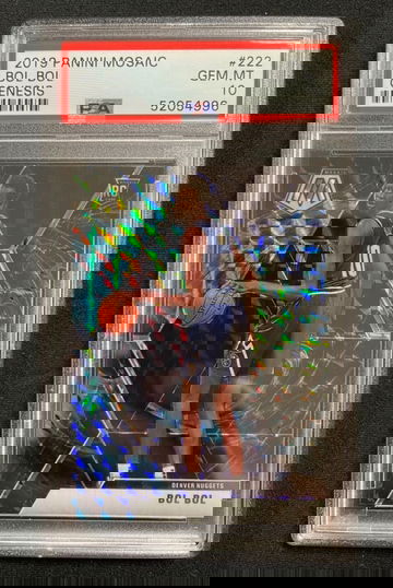 Bol Bol PSA 10 2019 Panini Genesis Mosaic RC SP SSP