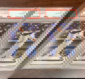 (2) 2019 Topps Eloy Jimenez PSA 10