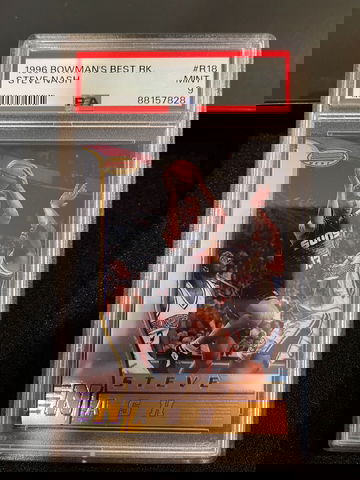 1996 Bowman's Best Steve Nash Rookie PSA 9