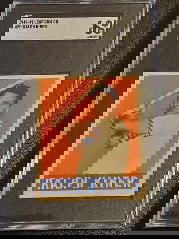 1948 Leaf Ralph Kiner RC SGC 6 EX/MT