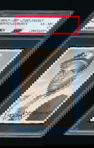 1969 OPC Deckle Edge Roberto Clemente PSA 6 EXMT Centered