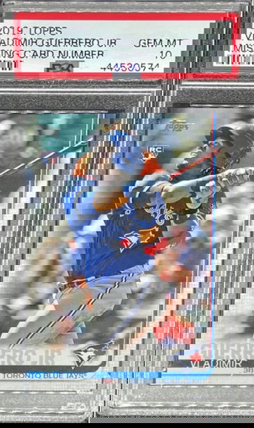 2019 Topps SP NNO Vladimir Guerrero Jr PSA 10 RC