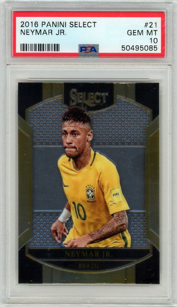 2016-17 Select Neymar Jr PSA 10