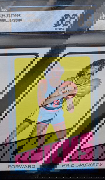 1972 Topps Phil Jackson HoF RC SGC 8