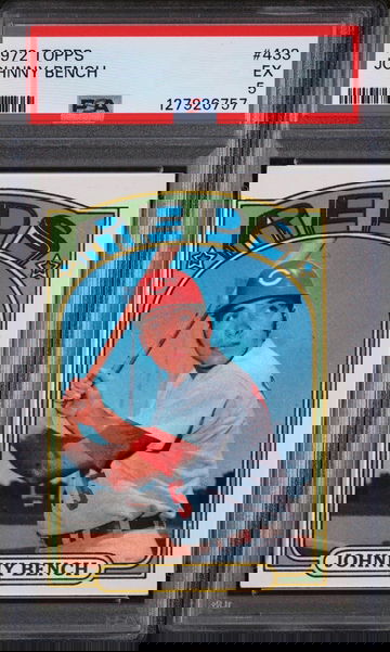 1972 Topps Johnny Bench #433 PSA 5