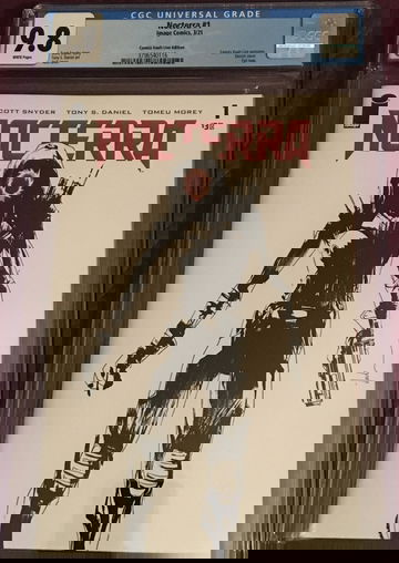 NOCTERRA # 1  IMAGE COMICS 2021  COMICS VAULT EDITION LIVE  CGC 9.8 WHITE  SKETCH COVER FOIL LOGO!