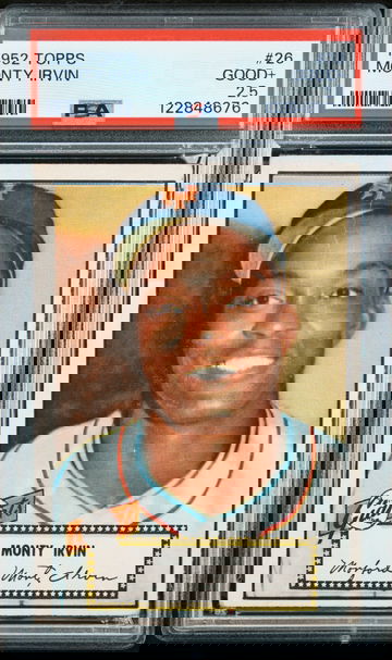 1952 Topps #26 Monty Monte Irvin PSA 2.5