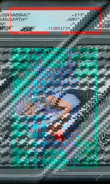 2024 Panini Mosaic Green JJ Mccarthy #275 PSA 9