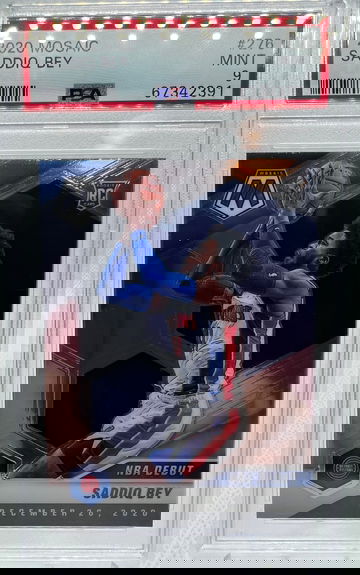 2020 Mosaic Saddiq Bey RC PSA 9