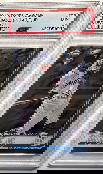 2019 Topps Chrome Update Fernando Tatis Jr #54 PSA 9 MINT 