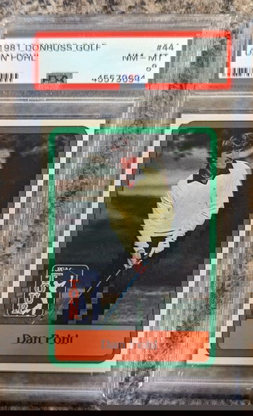 1981 Donruss Dan Pohl PSA 8 Golf