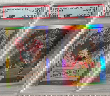 2x 2019 Panini Chronicles Nick Bosa Score/Legacy PSA 10 GEM MT  RC 