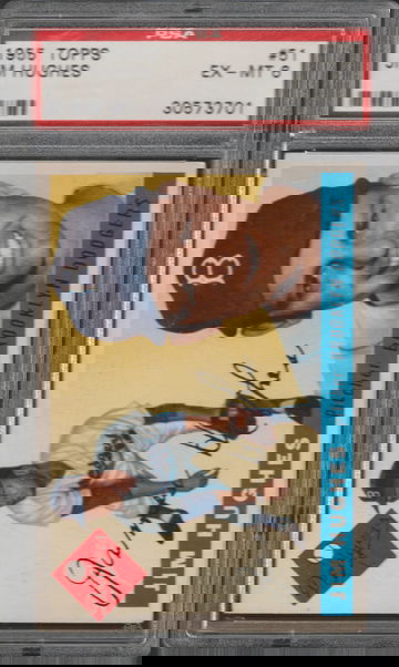 1955 Topps Jim Hughes PSA 6