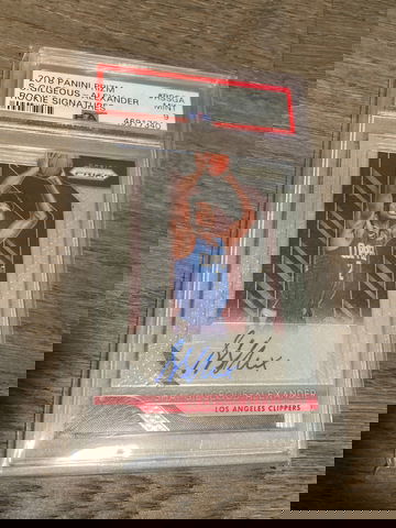 Shai Gilgeous Alexander PSA 9 Rookie Auto Prizm