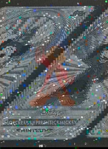 2025 Topps Disney Sorcerer’s Apprentice Mickey Mouse Minted Speckle Black /10