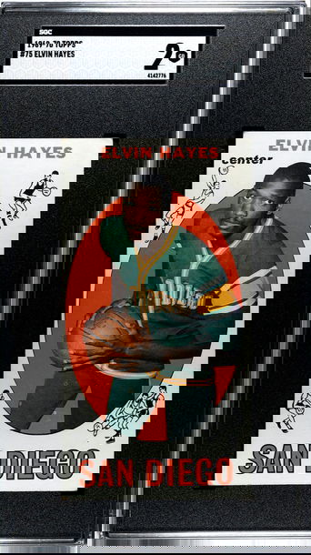1969-70 Topps Elivin Hayes Rookie Card #75 Tall Boy HOF