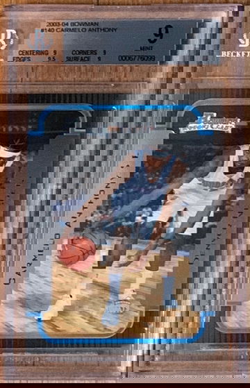 2003 Bowman Carmelo Anthony #140 Rookie BGS9