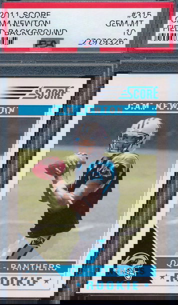 2011 Score 315 Cam Newton RC PSA 10 GEM MT 9326