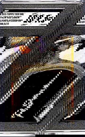 Rod Carew 2015 Topps Tier One Auto Autograph Silver Ink SP /10 SGC 9.5/10