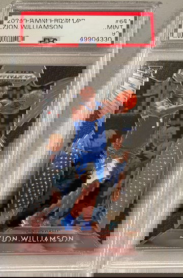 2019 Prizm Draft Picks Zion Williamson PSA 9 Duke