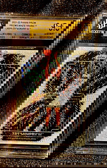 2021-22 Prizm #288 Trey Murphy White Sparkle BGS 9.5 w/ 10