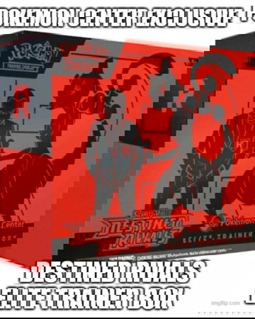Pokemon Center Exclusive Destined Rivals Elite Trainer Box