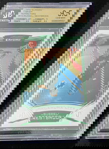 2008 Bowman Chrome Refractor Rc /499 Russell Westbrook