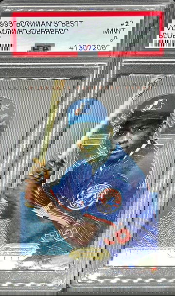 1995 Bowman's Best Blue #2 Vladimir Guerrero PSA 9 RC