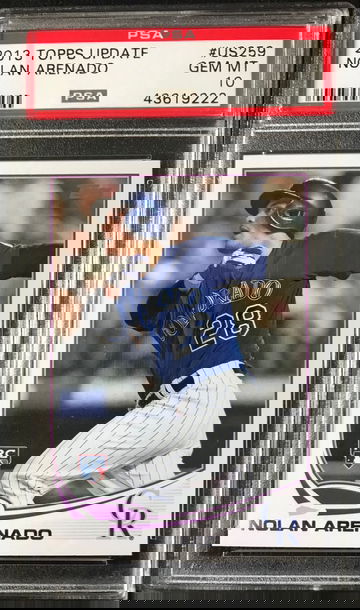 Nolan Arenado 2013 Topps Update RC Rookie US259 Graded PSA Gem Mint 10