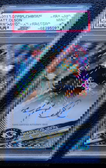 MATT OLSON 2017 TOPPS CHROME X-FRACTOR /20