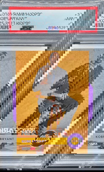 2016 Panini Hoops KOBE BRYANT 2k17 #3 PSA 9 LAKERS