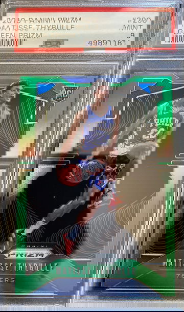 2019 Matisse Thybulle Prizm Green PSA 9