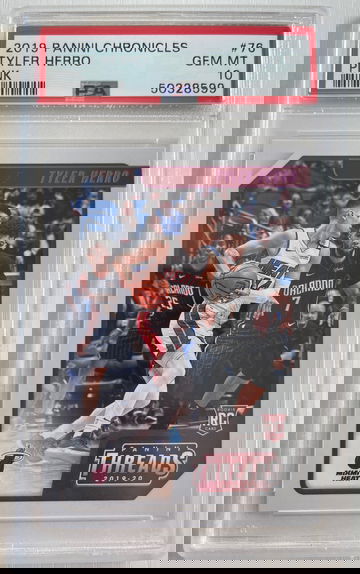 2019 Panini Chronicles Tyler Herro Pink RC PSA 10 GEM MT