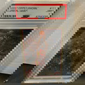 Lebron James Topps Chrome Rookie PSA 9