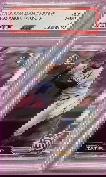 FERNANDO TATIS JR. 2019 Bowman Chrome RC #26 PSA 9 Mint Rookie Card