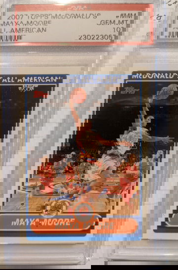 2007 Topps McDonalds Maya Moore All American PSA 10