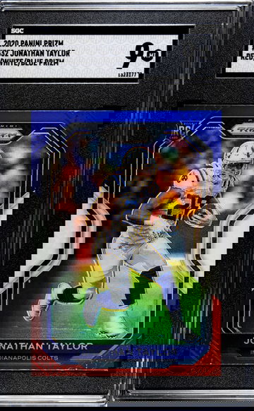 2020 Panini Prizm RWB Jonathan Taylor SGC 9