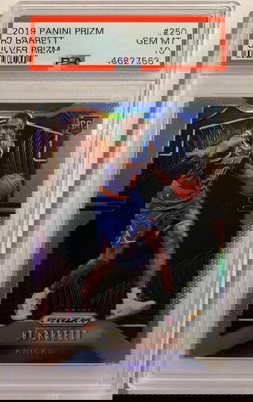 2019-20 Panini Prizm RJ Barrett silver PSA 10